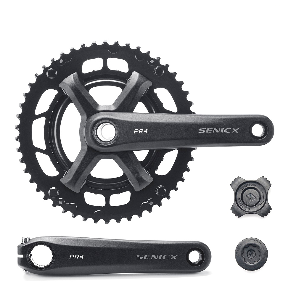 SENICX PR4 Road Bicycle Crank Set 165MM/170mm/175MM Double Disc 50-34T Chainring