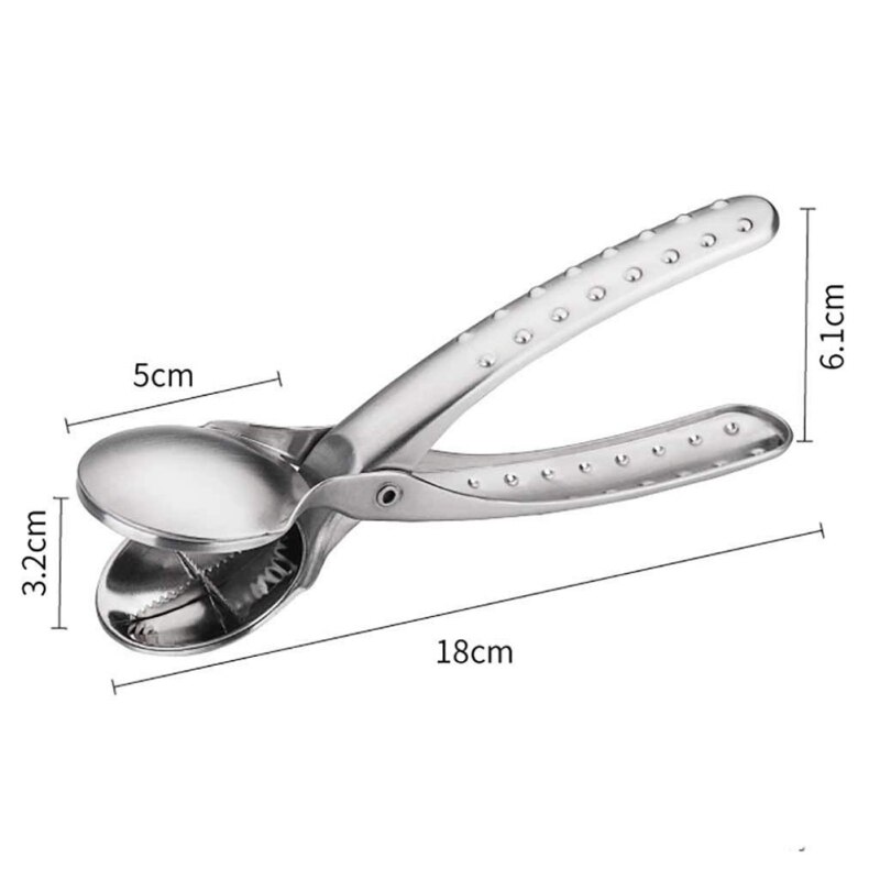 2- in -1 snelle kastanjeklem, notenkrakeropener, schiller, walnotentang, metaalsnijder, keukenfruit, groentegereedschap, accessoires