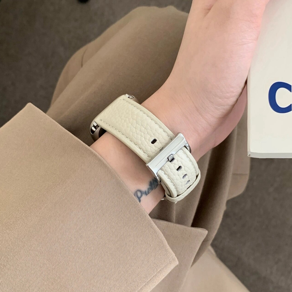 Läderband till apple watch-bandet series ultra 10/9/8/7/6/5/4/3/2/1 se 38mm 40mm 41mm 42mm 44mm 45mm 46mm 49mm rem