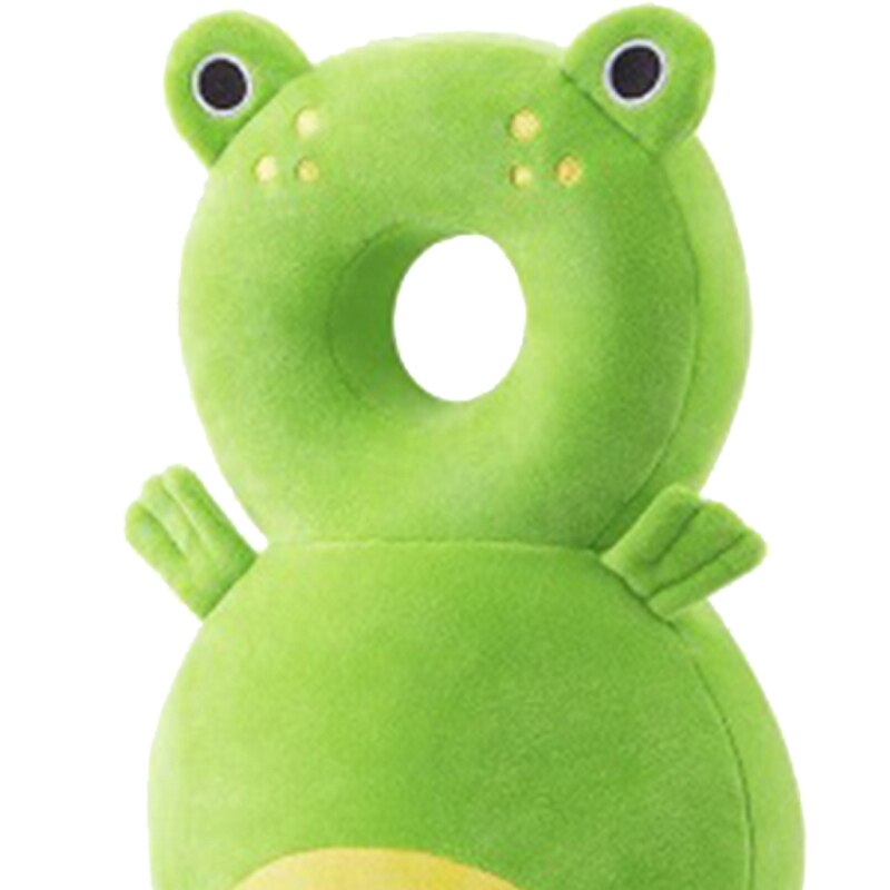 Baby Head Protector Toddlers Head Safety Pad Cushion Baby Back Protection Prevent Head and Shoulder Injured Green