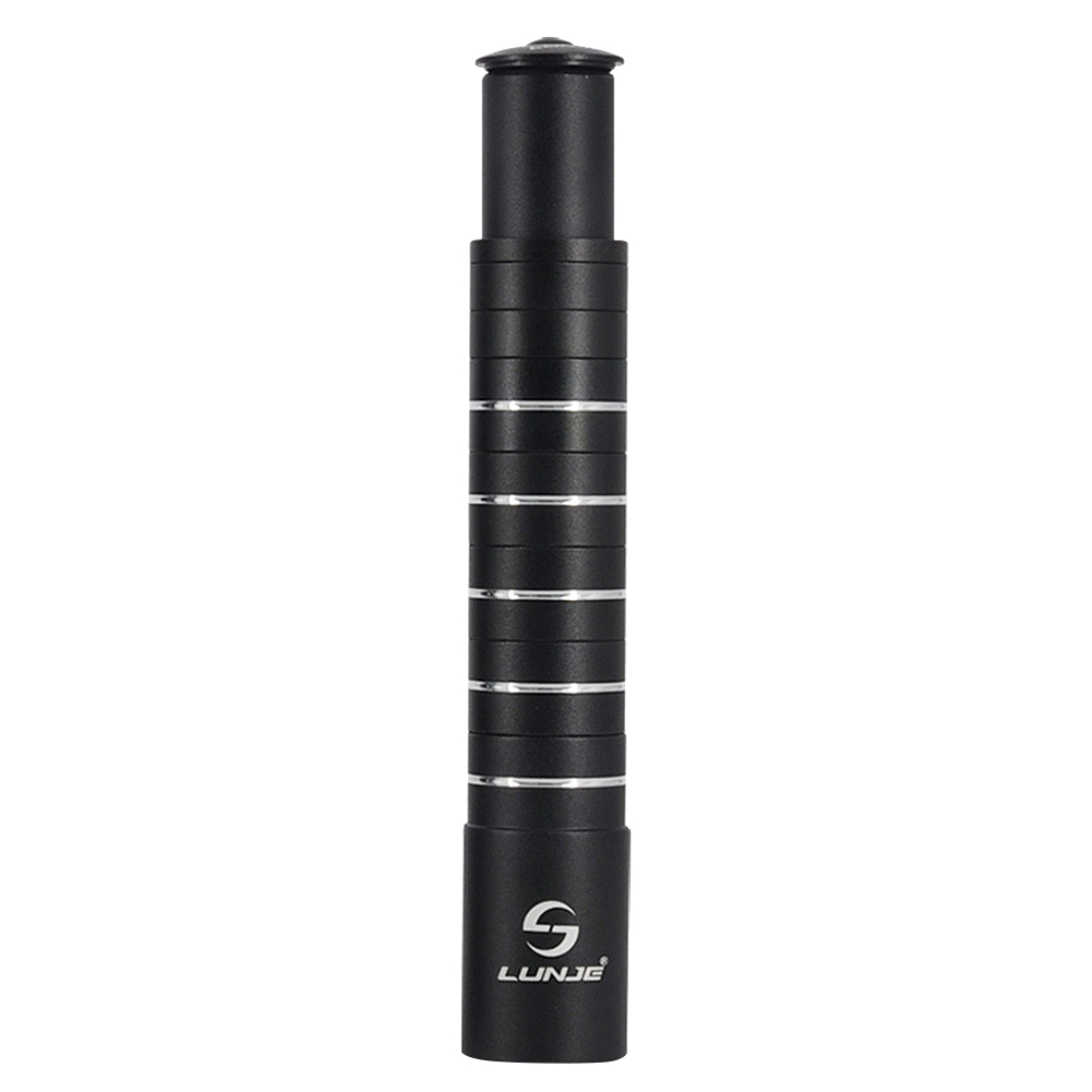 115/180/210mm cyklar gaffelförlängare förlängning styrstam stigare rise up svart cykel adapter hållbara mtb mountain cycling delar: 210mm