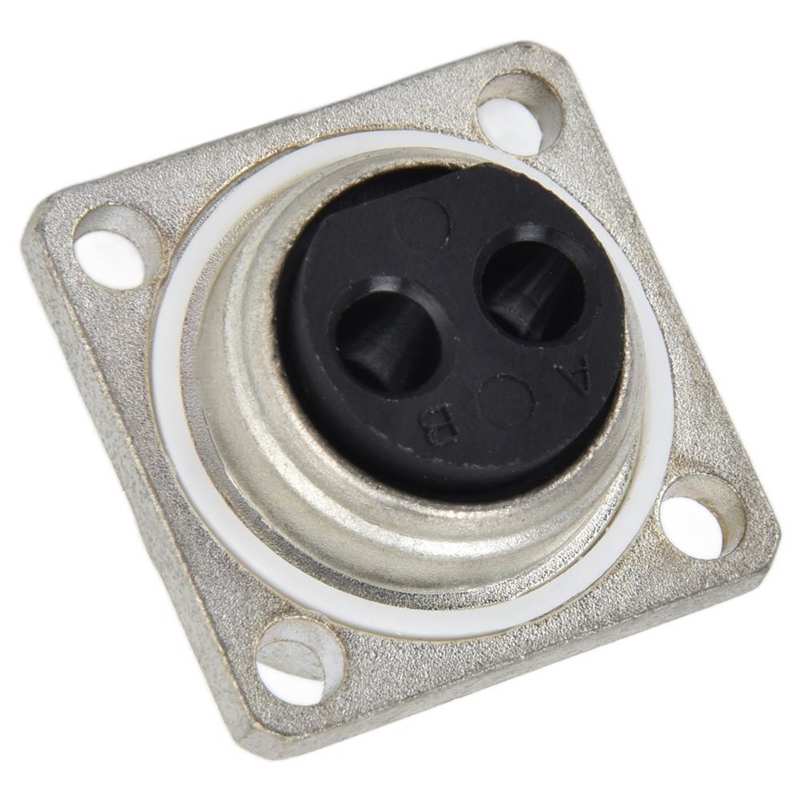 Power Connector 2 Pin Socket EMI Shielding with Contact Parts for Electrical Connections