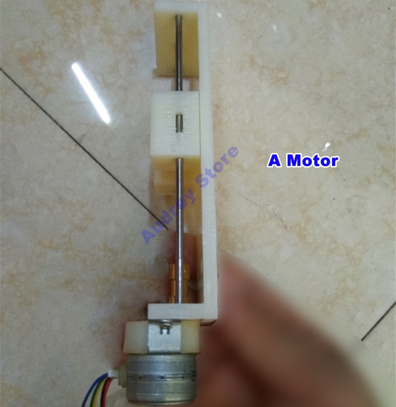 Y27-100c linear sliding table motor 5-12V 500mA-2A 2 phase 4 wire deceleration screw stepper motor