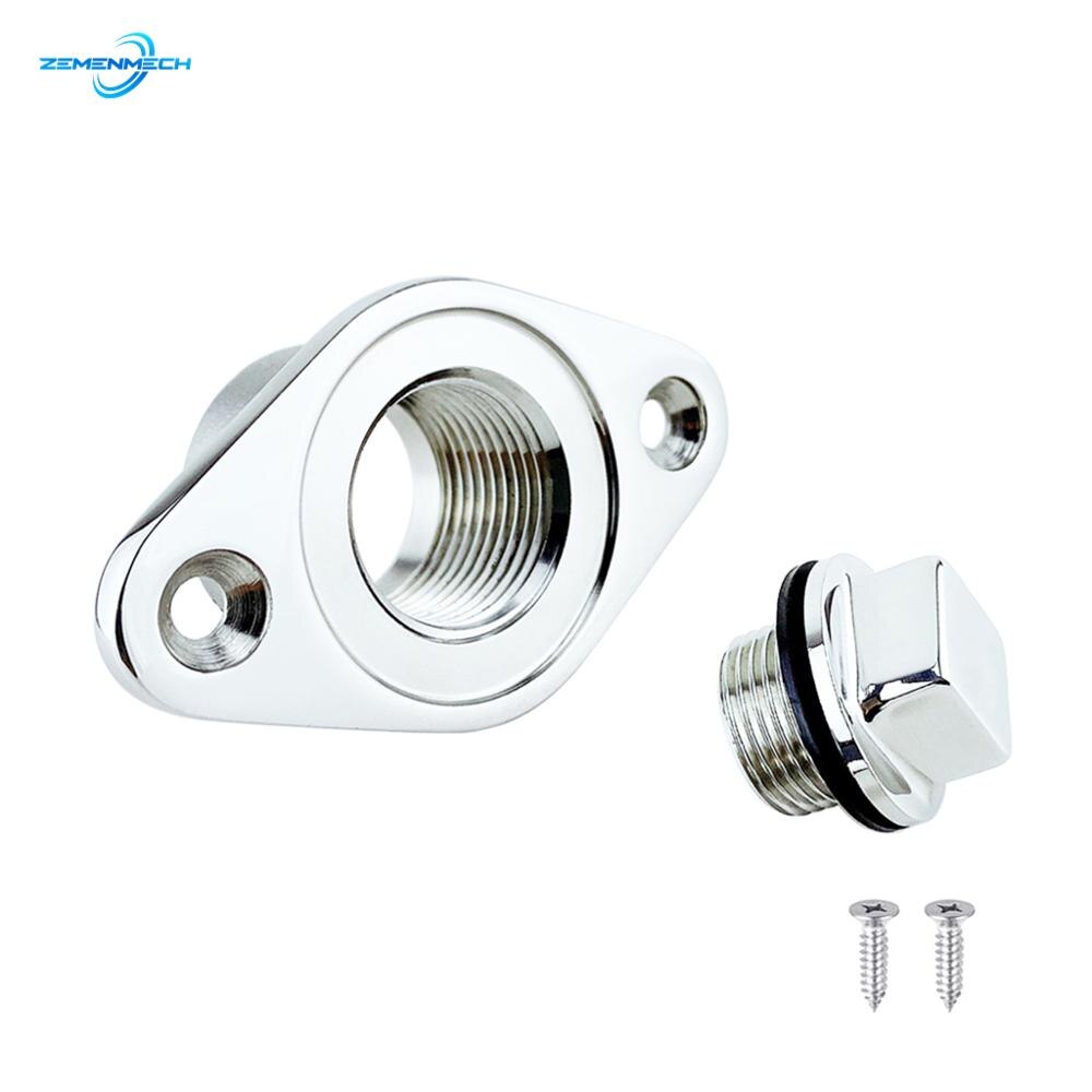Boot Accessoires 316 Rvs Boot Diamant Garboard Drain Plug Bung Hole Drainage Marine Dinghy Garboard Mariene Hardware