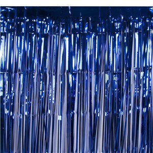 Metallic Fringe Curtain Party Foil Tinsel Room Decor 3' x 8' Door AQ: C