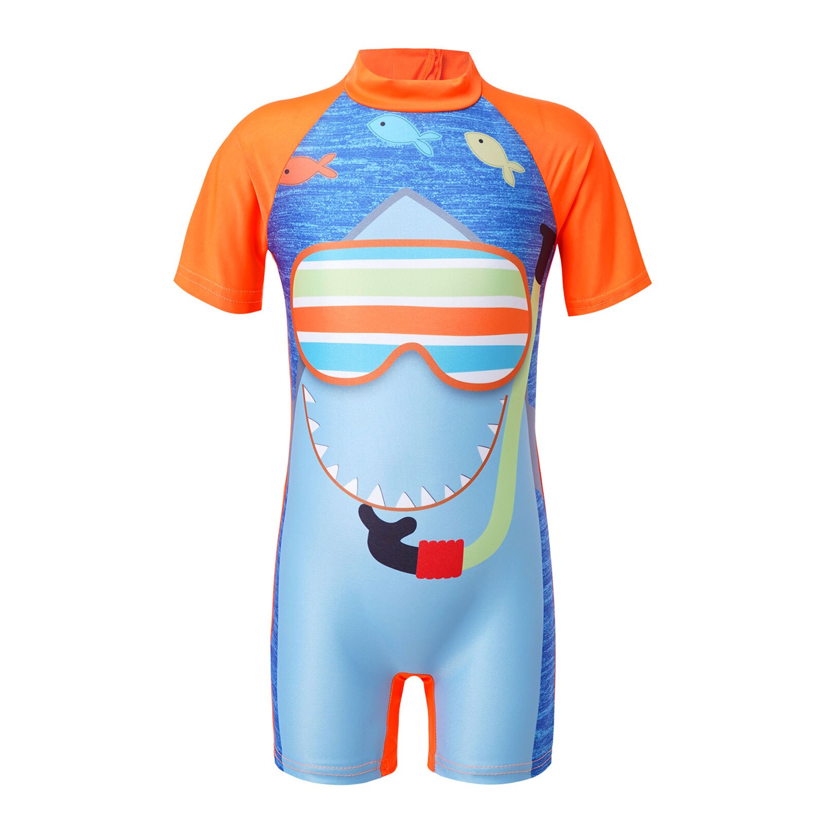 Kids Swimwear Flower Baby Girl Swimsuit One Piece Kids Girls Swimwear for 4-12 Years Children Swimming Suit Beachwear Swim Sets: Orange / XXL