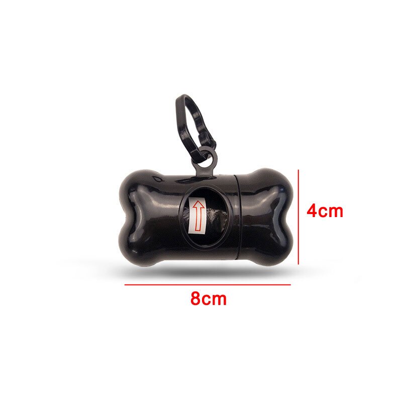 Pet Pooper scooper Bag Set Garbage Carrier Holder Pet Dog Bone Shape Trash Dispenser Storage Box for dogs cats