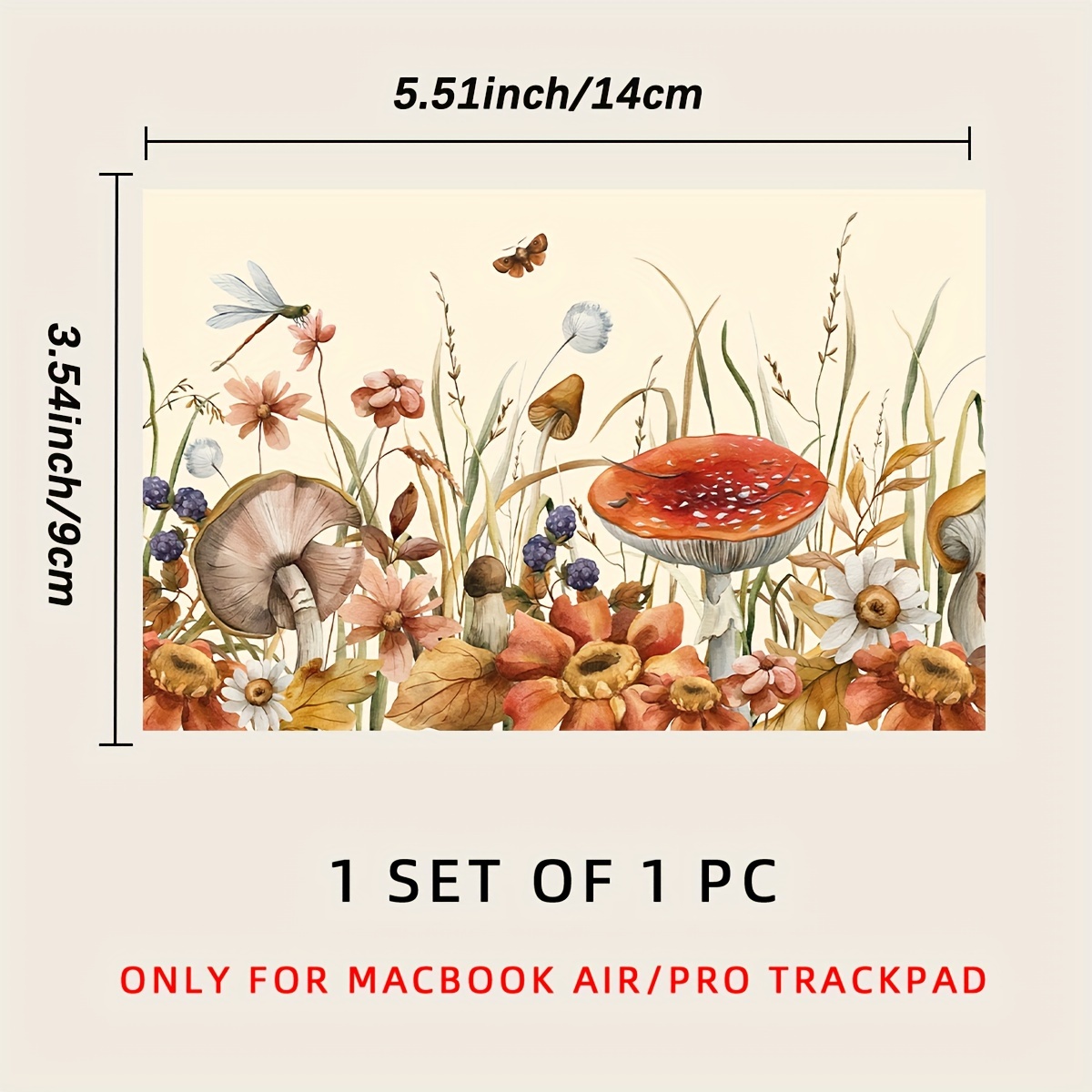 Laptop Touchpad Stickers Vinyl Waterproof and Dustproof Stickers Suitable for Laptop Touchpad IPad Decorative Cartoon Stickers: green