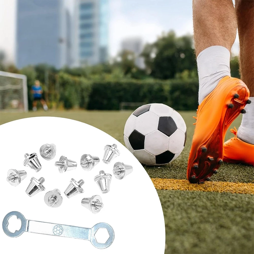 Fußballschuhe, Nieten, Stollen, stabile Fußball-Rugby-Nieten, fester Boden, Metall, M5-Gewinde, Fußballschuh-Spikes für sportliche Turnschuhe