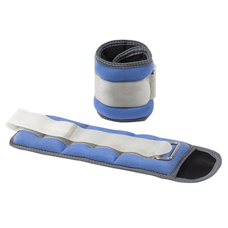 1 Pair 0.5kg-1.5kg Adjustable Leg Ankle Wrist Sand Bag Weights Strength Fitness Equipment Training Sandbag Wraps: L1