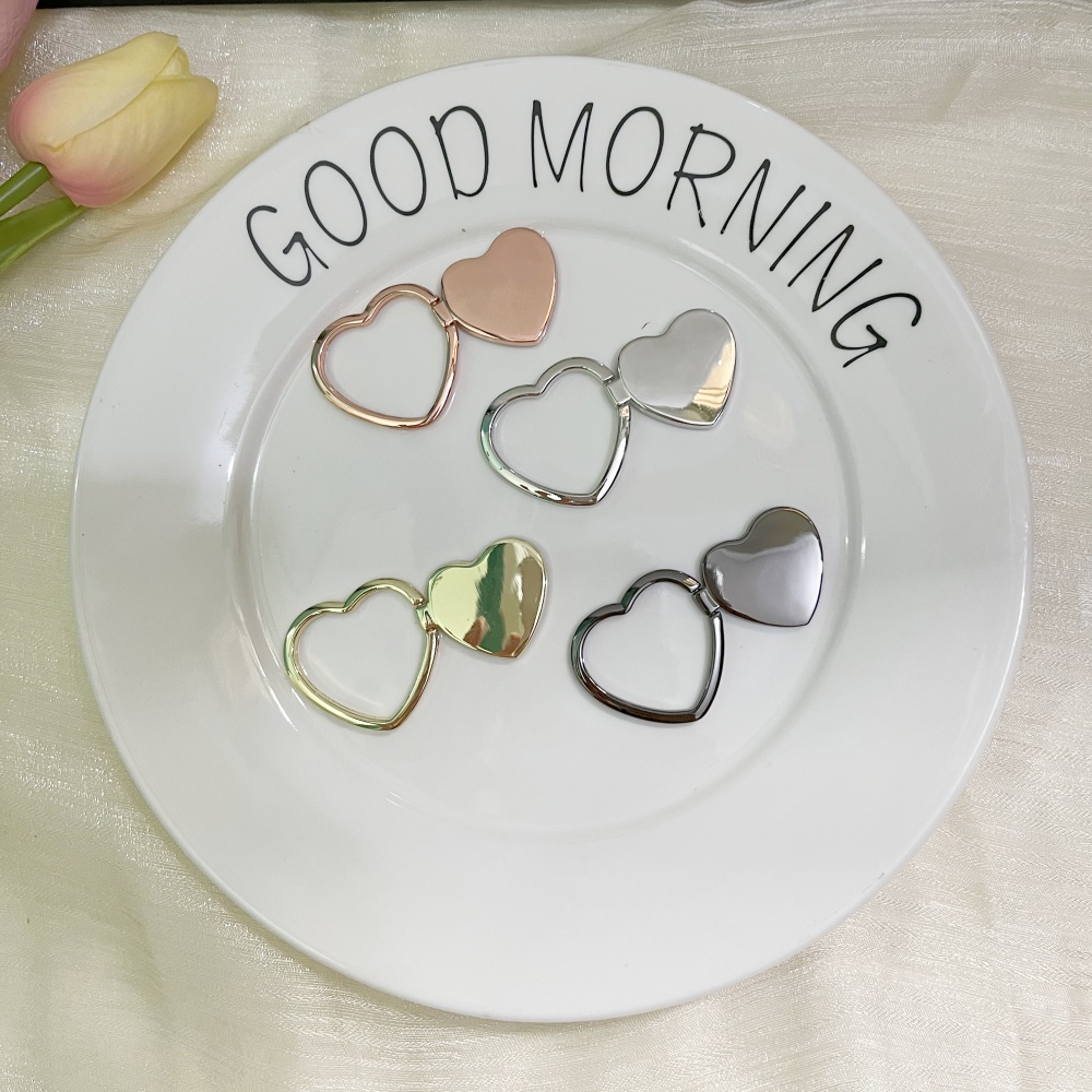 Telefono cellulare creativo Supporto universale Supporto ad anello Supporto a conchiglia con bastone posteriore Supporto pigro Supporto decorativo in metallo per telefono cellulare