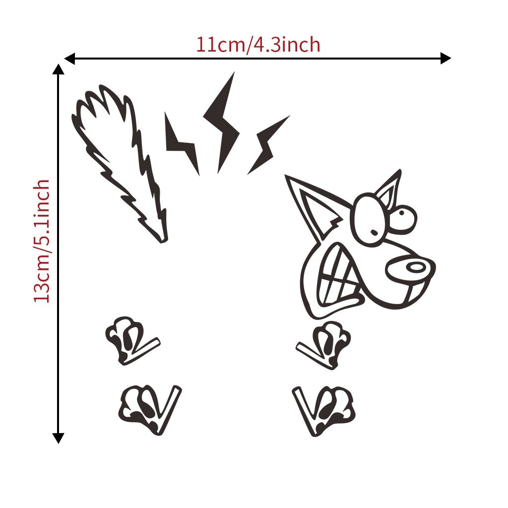 2022 Switch Stickers Elektrische Schok Hond Print Schakelaar Decoratieve Stickers Muurstickers Is Uw Decoratie