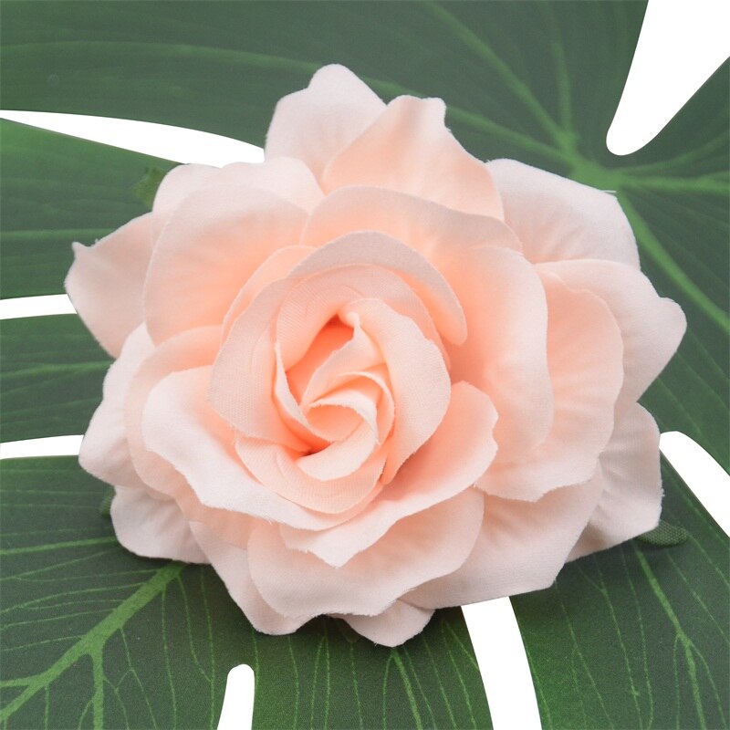 3Pcs 10 Cm Grote Kunstmatige Rose Silk Flower Heads Voor Bruiloft Decoratie Diy Krans Geschenkdoos Scrapbooking Craft Nep bloemen