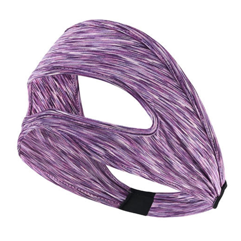 Vr-augenmaske mit schweißabweisendem, elastischem band, verstellbarer größe und kopfpolsterung für oculus quest 2/ und rift  t84c: Violette linien