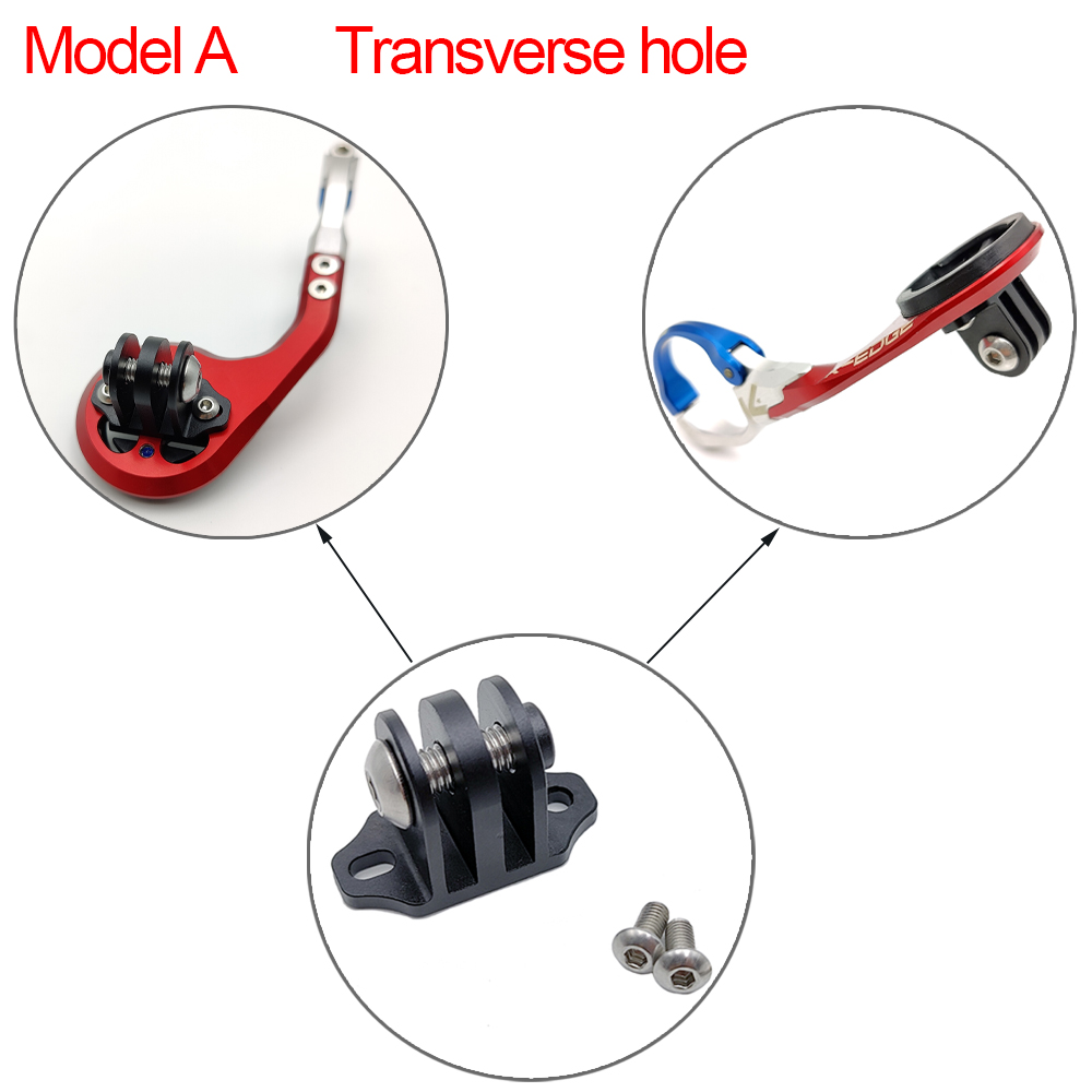 Adaptador de soporte de montaje combinado Garmin Gopro, adaptador de faro de cámara de liberación rápida para montaje de K-EDGE Garmin Wahoo Bryton
