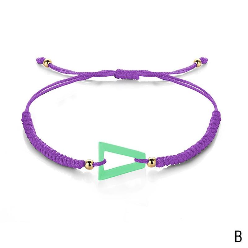 Einstellbar Neon- Regenbogen Dreieck Armbinde Für Frauen Männer Trend Chlidren der Armbinde Schmuck Geburtstag: B