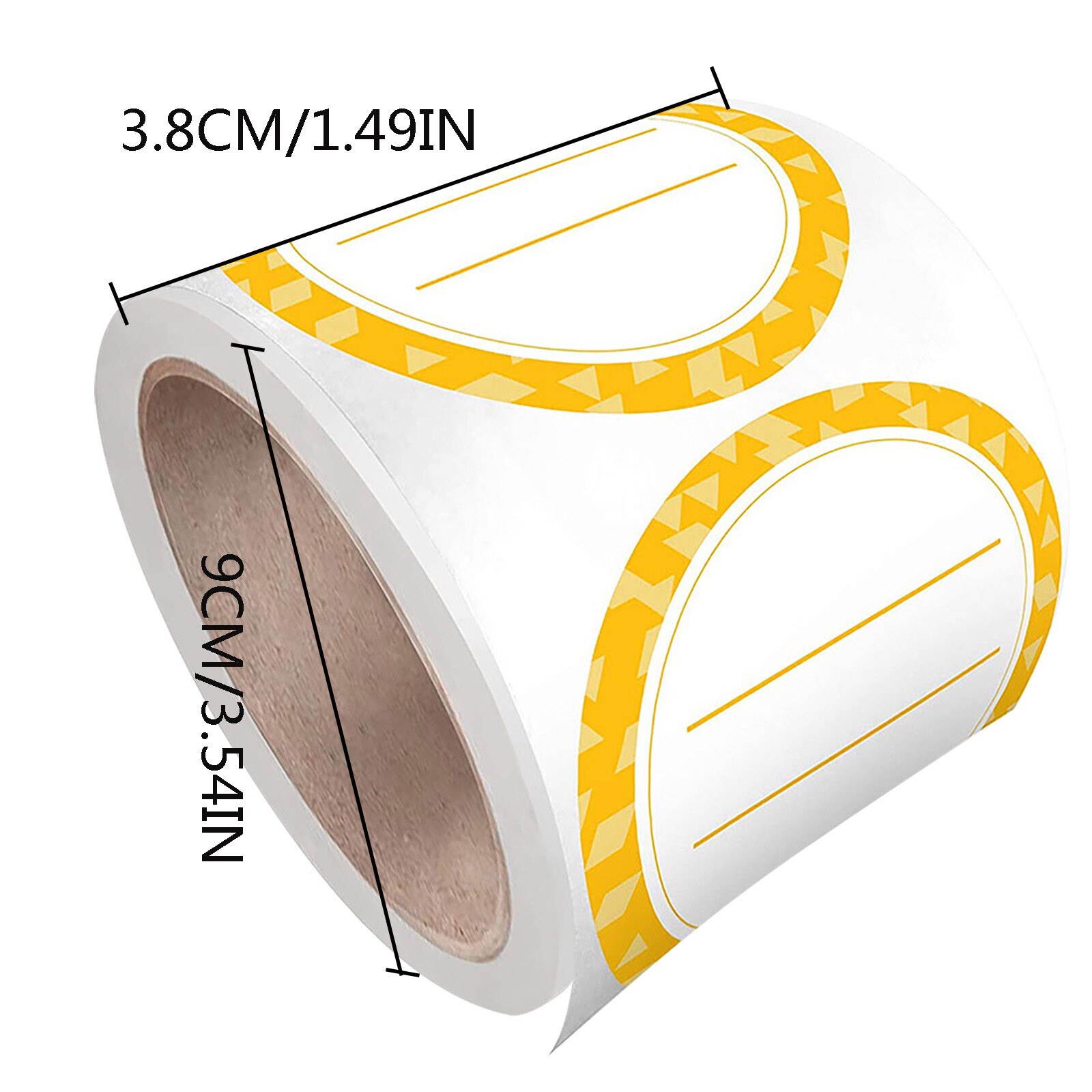 100pc/Roll Dissolvable Sticker Handwritten convenience sticker Sealing sticker Washing Label for Kitchen classification diy