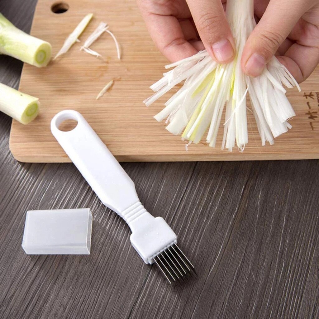 Máquina trituradora de cebolla de Metal, utensilio de cocina para picar verduras, tamaño de mango, #35, por Uds.