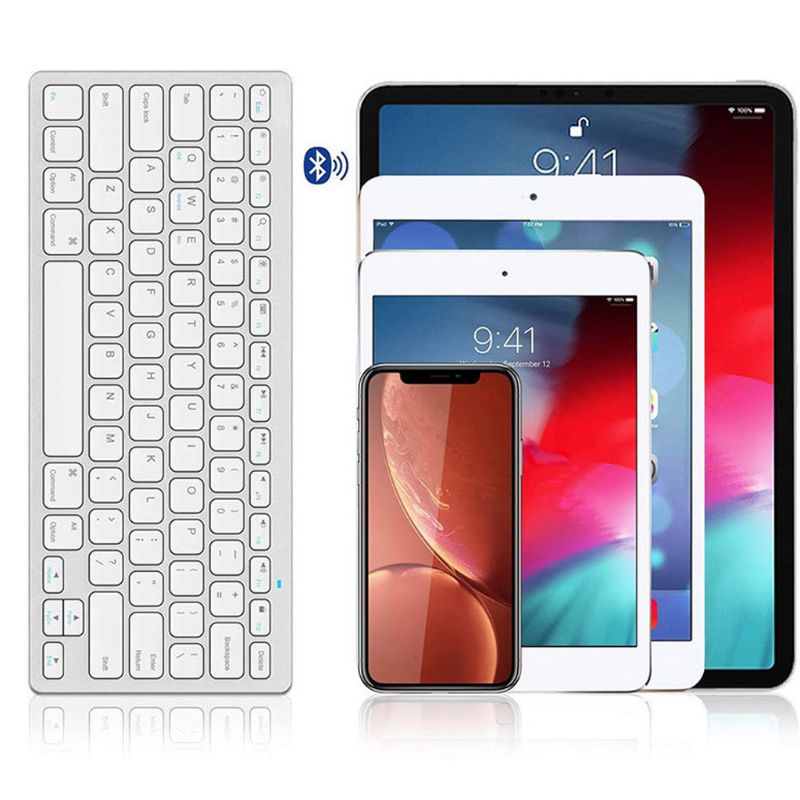 Wireless Bluetooth Lightweight Keyboard Cellphone Tablet Mobile Phone Universal Keyboard Portable Travel Home Office Keypad