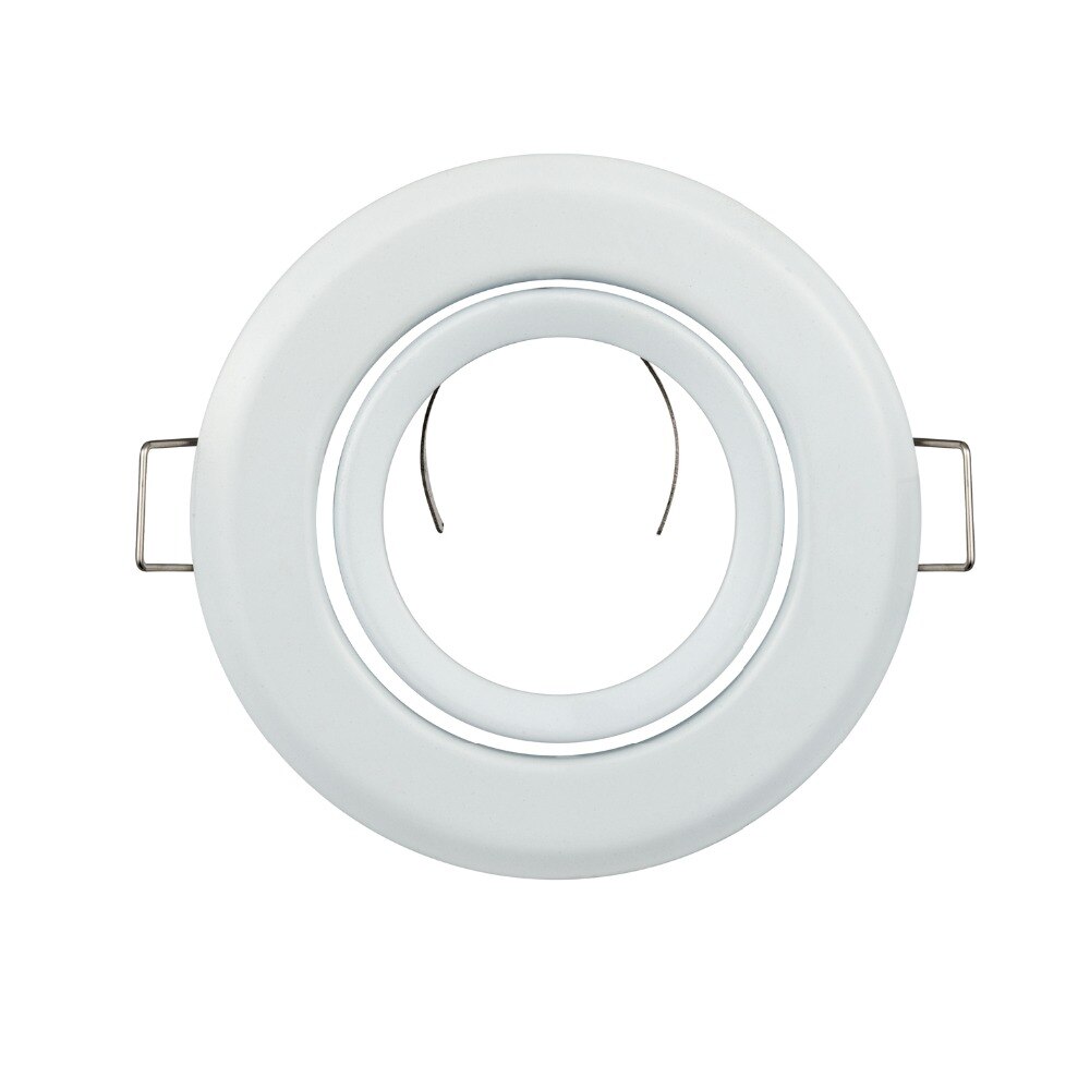 10 stuks ronde witte verstelbare  mr16 gu5.3 gu10- spot halogeenlamp framehouder downlight plafondlamp armatuur  gu10 mr16