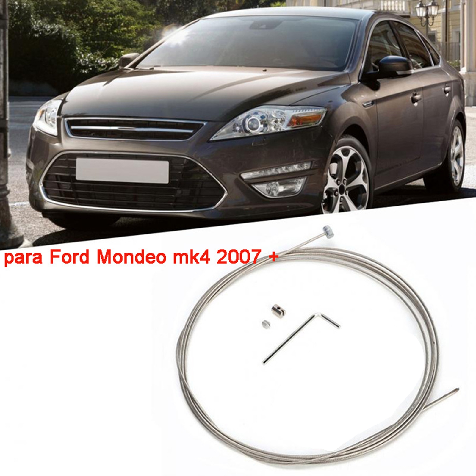 Broken Snapped Bonnet Release Cable Repair Kit for Ford Mondeo MK4 2007+