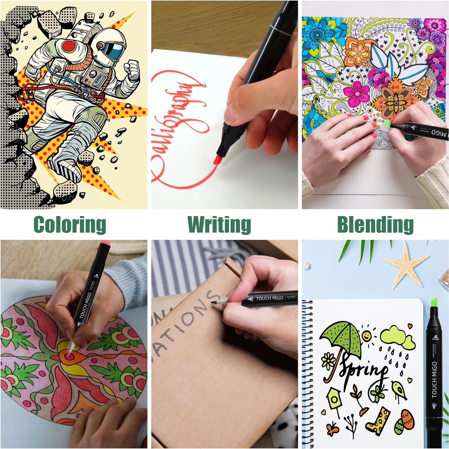 24-80 Colors Alcohol Felt Markers Pens Oily Double Tip Permanent Artist Art School Supplies Manga Sketching Markers Student