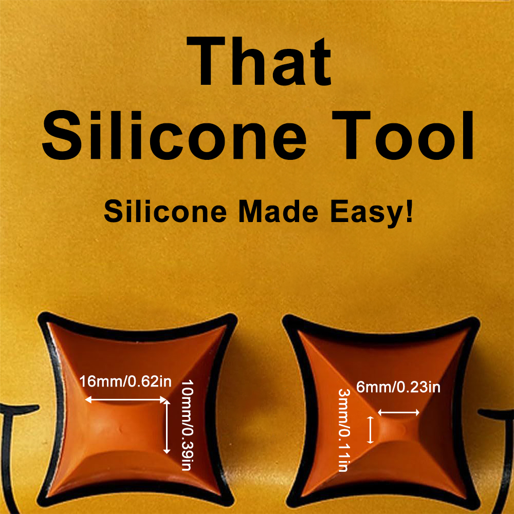 2PCS Silicone Caulking Tool Reusable Caulk Finishing Tool Caulk Smoothing Caulking Applicator for Tile Window Grout Edge Removal