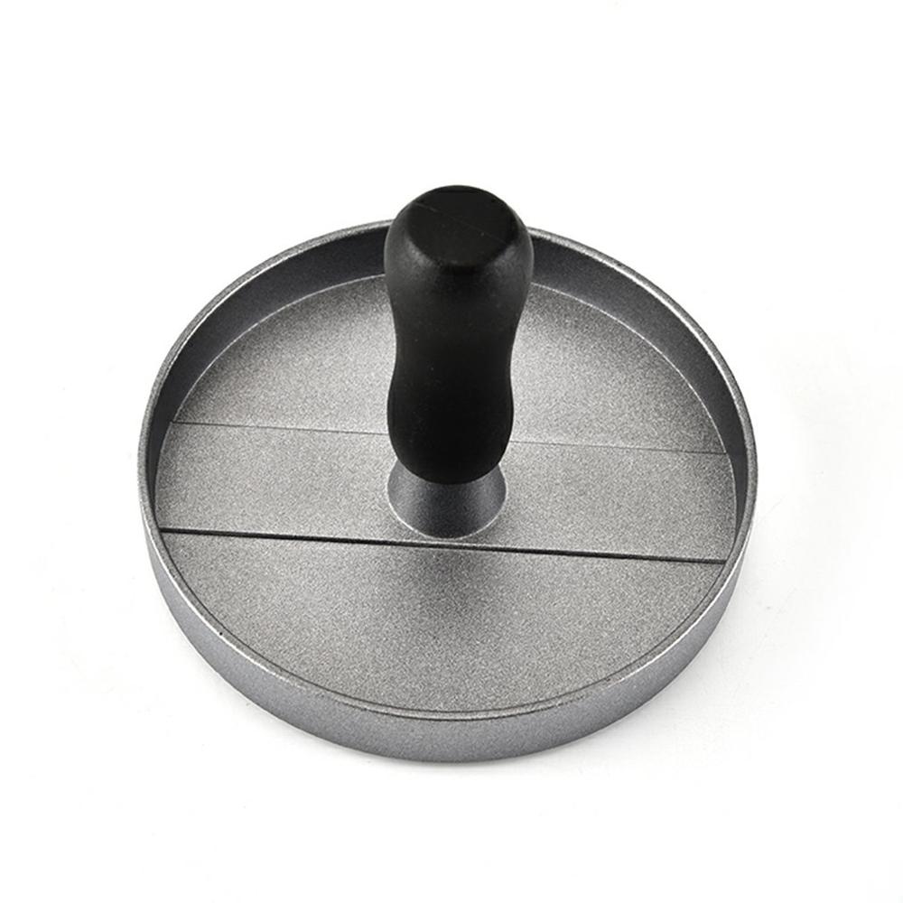 Nonstick metall hamburger trykk hjem kjøkken 11cm burger patties biff lammekoteletter manuell trykk runde form combo kjøttverktøy
