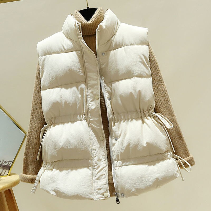 Womens Korte Faux Bont Winter Vest Dames Body Warmer Gilet Zachte Vest