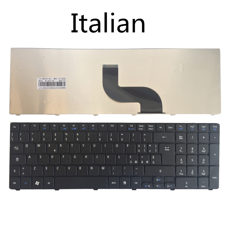 En/sp/fr/US/UK/it/PO keyboard for Acer Aspire 7250 7552 7552G 7750 7750G 7751 7751G 5542n 5542W 7735z 5733 5733z 5739 5739G: It