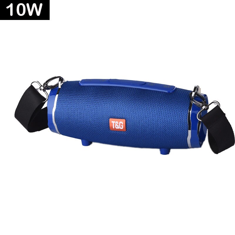 Tg118 caixa de som portátil bluetooth 40w, alto falante, portátil, para computadores, players de música, com rádio fm tf aux aux: TG145C blue