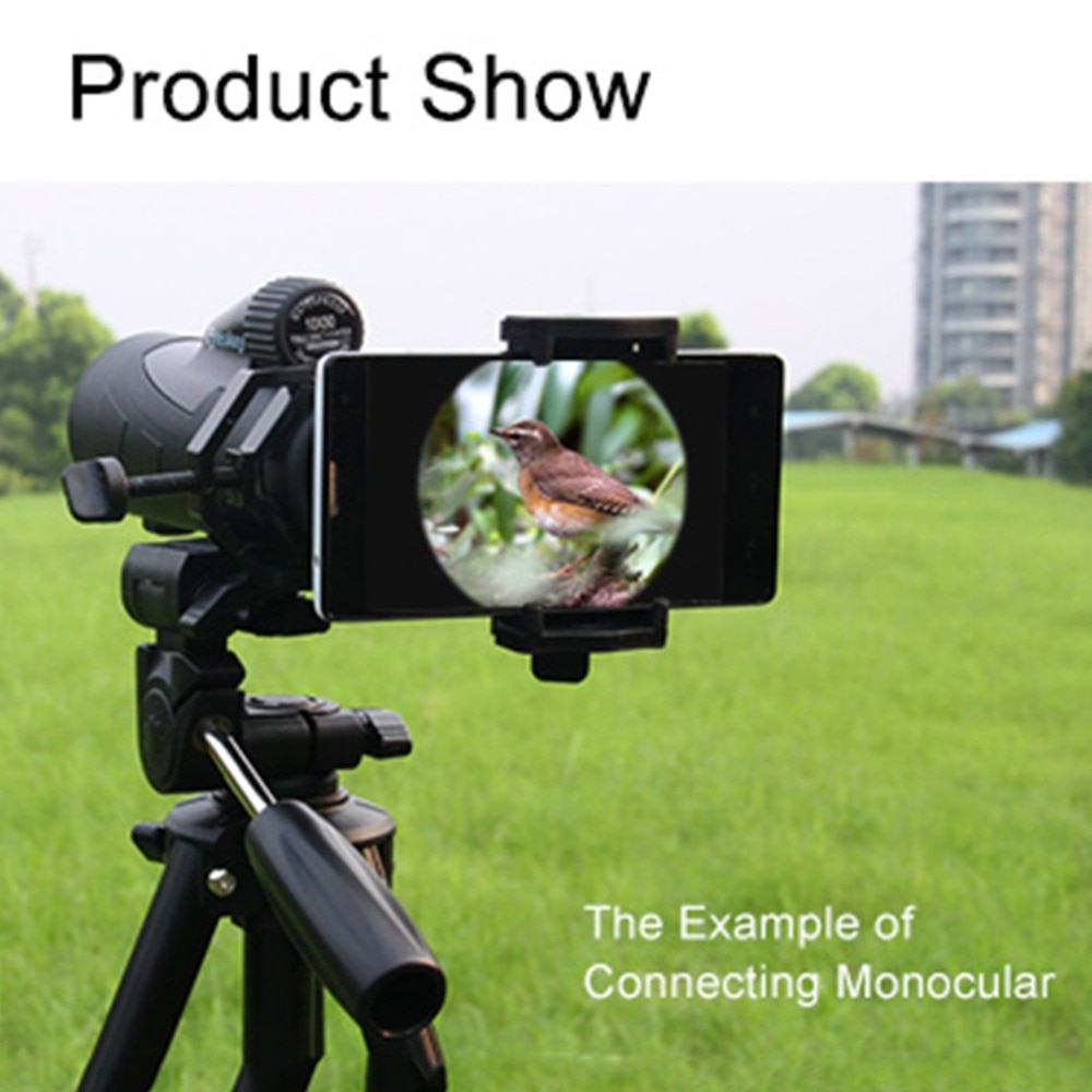 Draagbare CM-4 Microscoop Adapter Clip Verrekijker Monoculaire Spotting Scopes Universele Mobiele Telefoon Camera Adapter Houder
