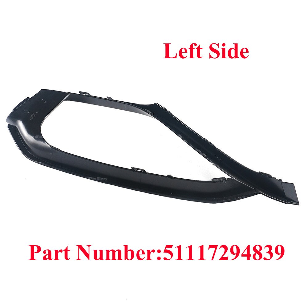 51117294839 51117294840 Left Or Right Or Pair Sport Line Bumper Trim Finisher Bezel Grille For BMW F32 F33 428i 430i 435i 440i: Left Side