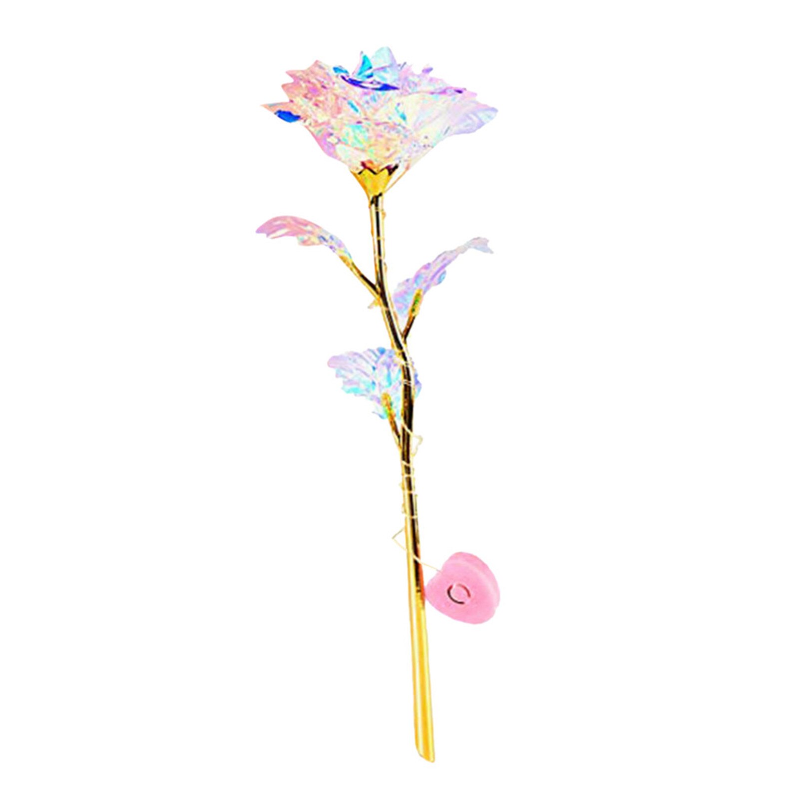Colorful Luminous Rose Artificial LED Light Flower Girls Love Luminous Rose Christmas Anniversary dia de la madre