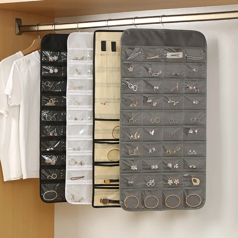 Wandhalterung Schmuckständer große Kapazität Schrank Schmuck Organizer Tasche hängen Mehrzweck-Aufbewahrung Haushaltsaufbewahrung Organisation