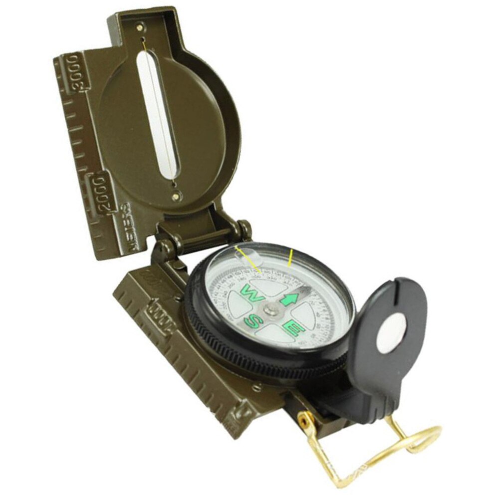 1Pc Navigatie Kaart Outdoor Kompas Oriëntatie Tool Engels Kompas Outdoor Kaart Voor Wandelen Camp Travel: Default Title