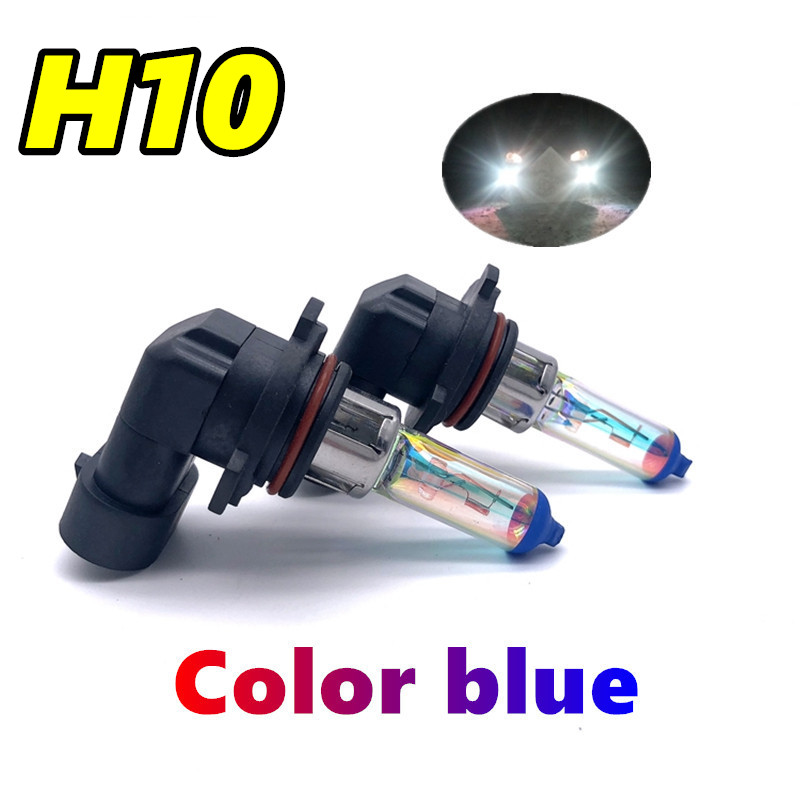 2 st  h10 12 v 42w regnbågsblå plasma  py20d bilkvarts halogenlampa dimljus bilstrålkastare