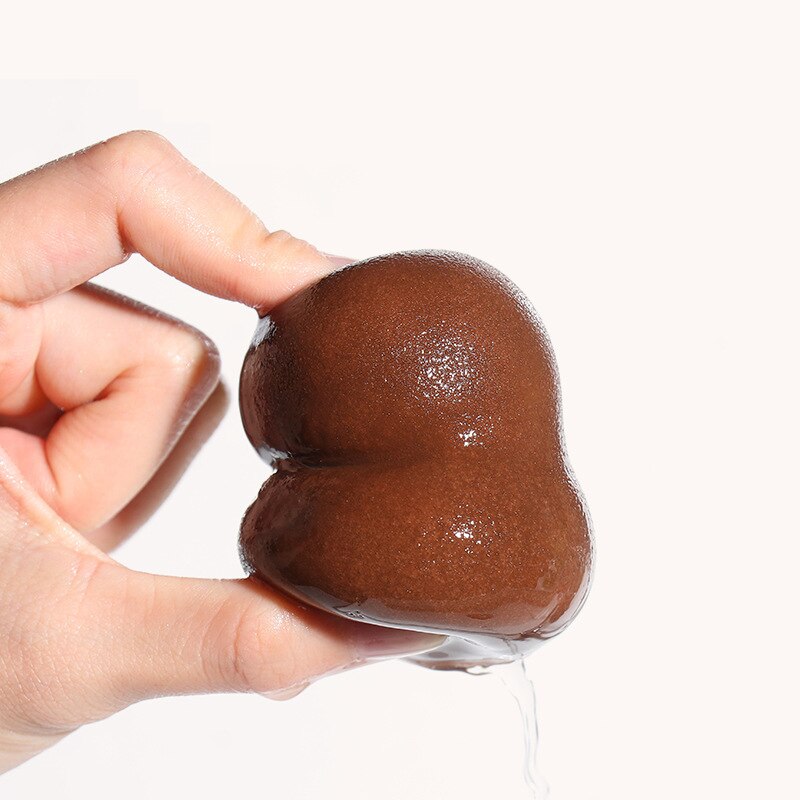 Puff con forma de calabaza, esponja de huevo en forma de gota, maquillaje, huevo, cojín, en caja