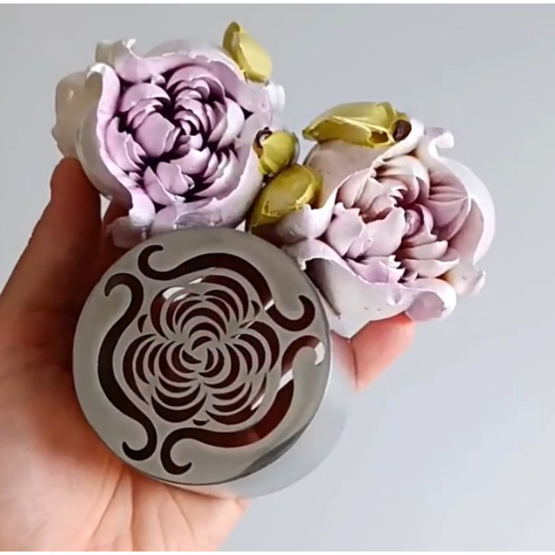 Russian Piping Nozzle Tulip Rose Pattern Icing Pastry Nozzles Cream Cake Piping Tips For Dessert Decoration Diy Pastry Tools