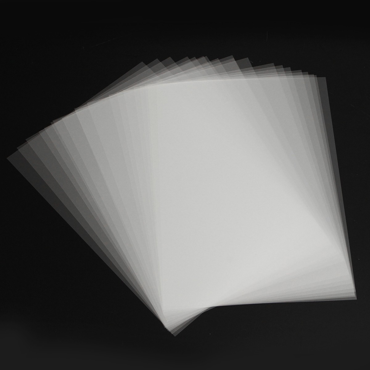Película de inyección de tinta transparente A4, 20 hojas, Impresión de pantalla de papel, plantilla para impresión, no impermeable, grosor de 0,12mm, 29,6x21cm