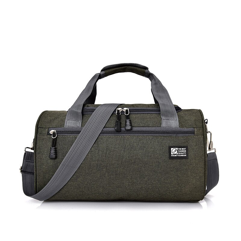 Scione Männer Reisen Sport Taschen Licht Gepäck Geschäft Zylinder Handtasche Frauen draussen Duffel Wochenende Crossbody Schulter Tasche Pack: Grün