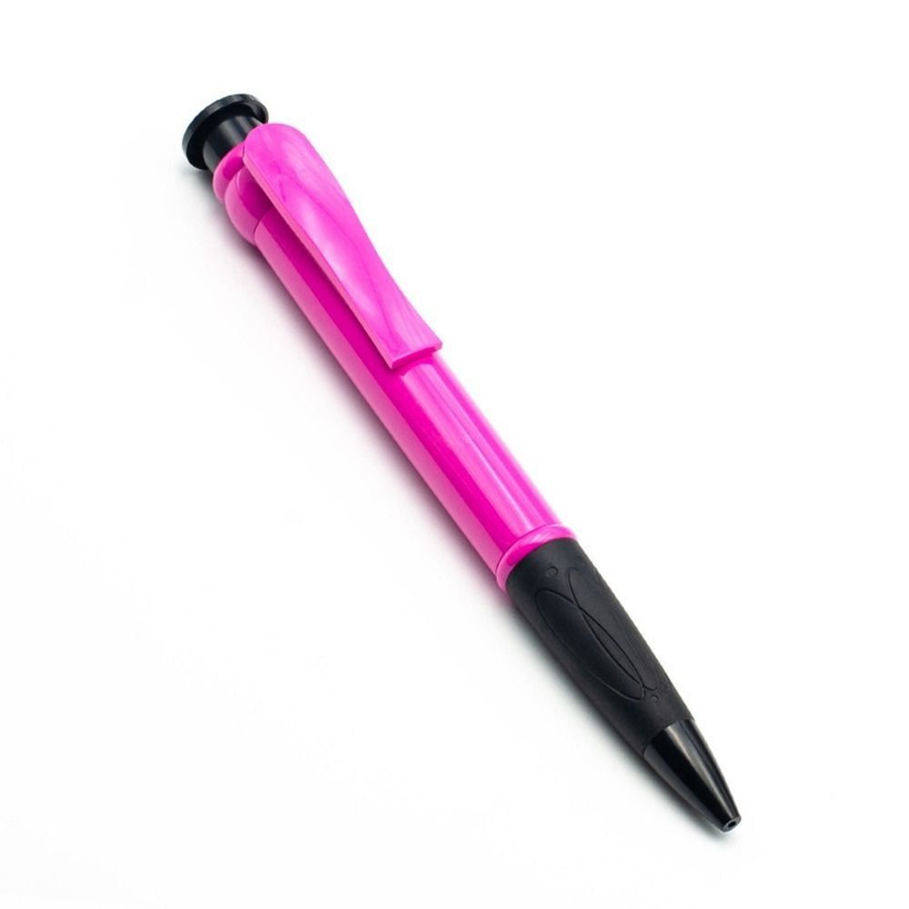 Plastic Big Ballpoint Pen Large Fun Oversize Writting Pen Props Toys Novelty Toy Huge Neutral Pen Stationery: Light Grey