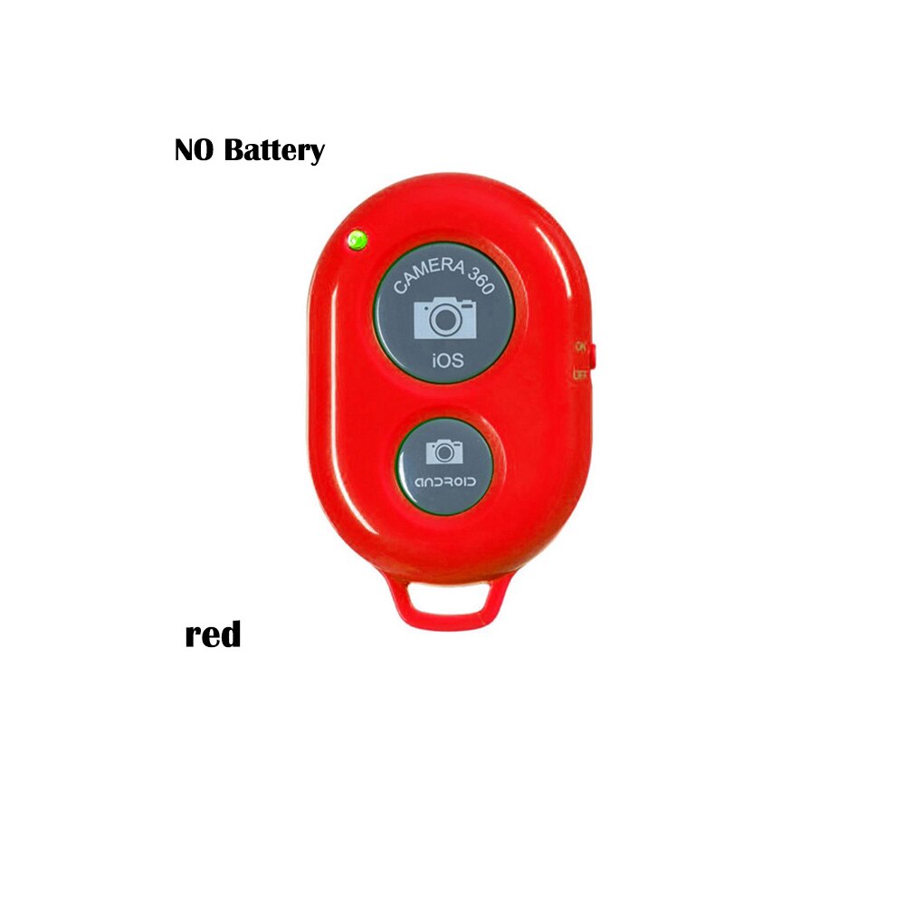 Draadloze Telefoon Camera Shutter Bluetooth Afstandsbediening Voor Iphone Android Het Stelt U Uw Mobiele Telefoon Camera: red