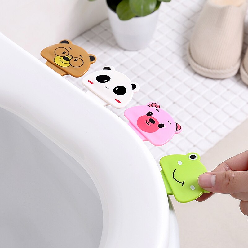 Toiletbril Lifters Leuke cartoon wc draagbare flip cover Lifting wc wc handvat blootleggen apparaat