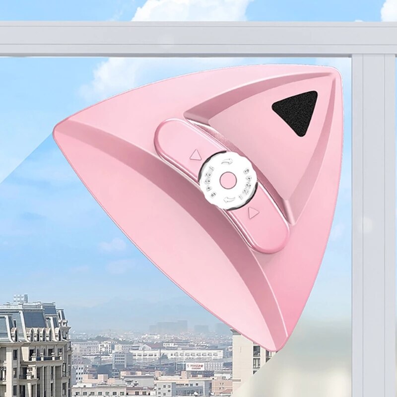 Magnetic Window Cleaner Adjustable Glass Cleaning Brush for 5-30mm Double Side 95AA