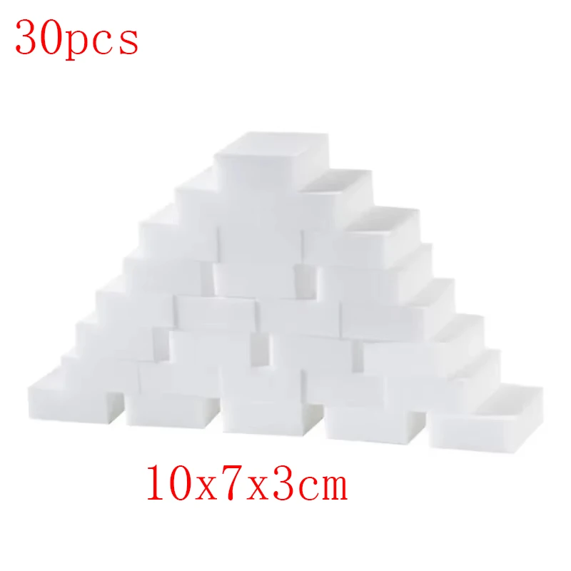 Esponja de melamina, borrador de esponja mágica, limpiador de esponja de melamina, esponjas de limpieza para herramientas de limpieza de cocina y baño, 10/50 Uds.: Verde