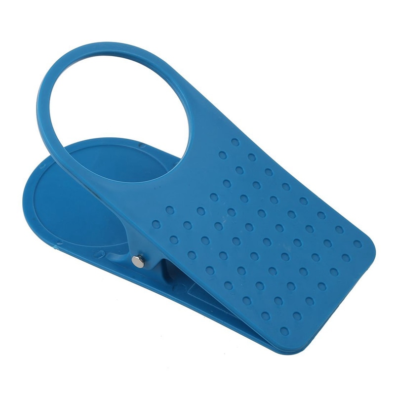 ! Table Desk Cup Clip Plastic Clamp on Table Cup Holder Clip Clamp (Random Color): Default Title