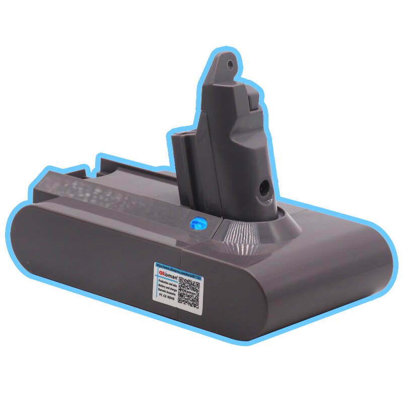 68000 mah 21.6v 12.8ah li-ion batteri for dyson  v6 dc58 dc59 dc61 dc62 dc74 sv09 sv07 sv03 støvsugerbatteri