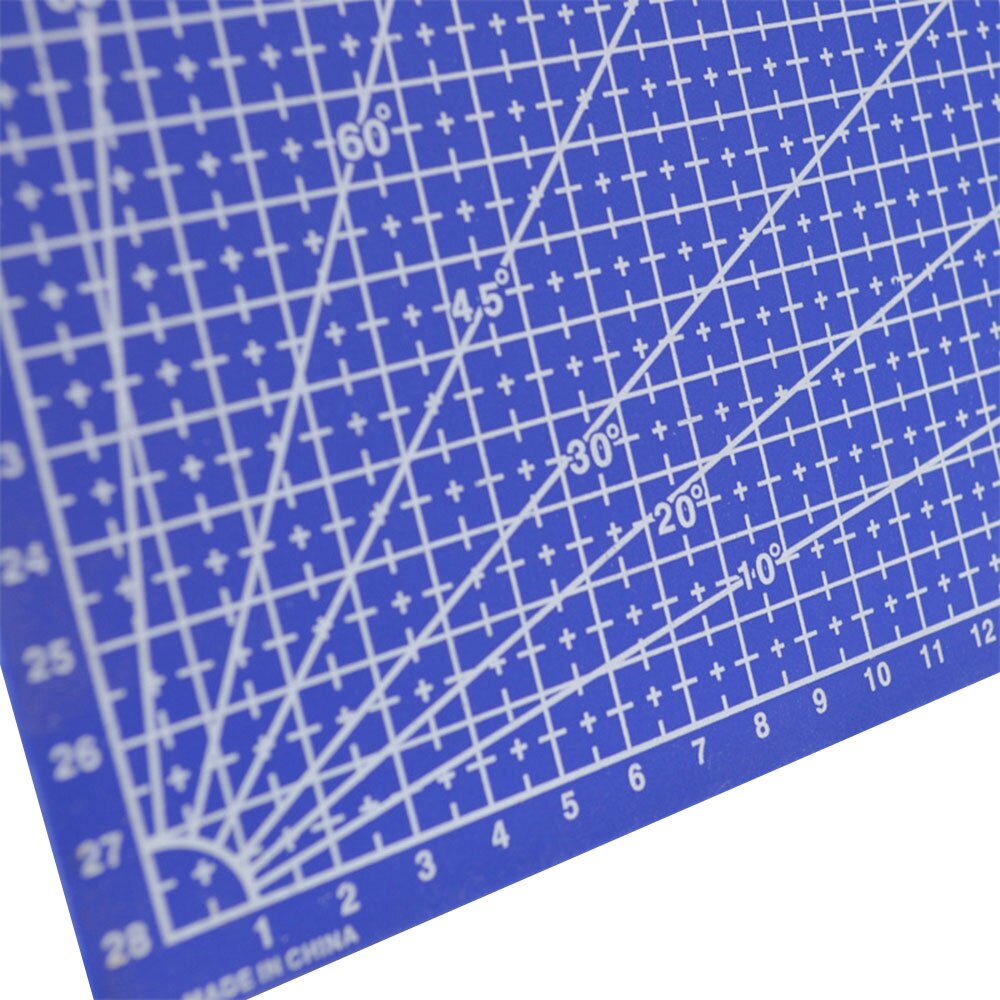 1 Pc A3 Pvc Rectangle Grid Lines Cutting Mat Tool Plastic Craft Diy Tools 45cm * 30cm