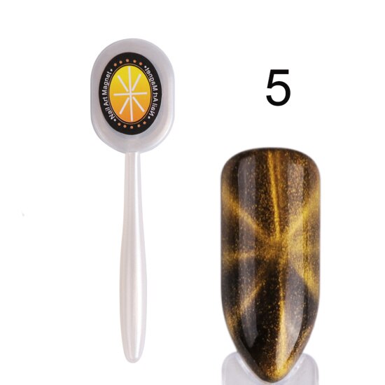 1 Pc Cat Eye Magneet Sterke Effect Magetic Stick Board Voor Nail Tekening Uv Gel Nagellak Streep Lijn Magnetische Board nail Tool TR01-06: 5